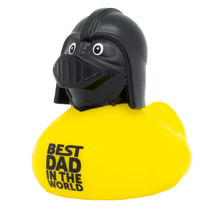 Best Dad in the World Ente Badeente Quietscheente Gummiente Lilalu
