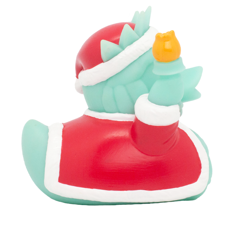 Xmas Freiheitsstatue Freedom Weihnachten Badeente Quietscheente Gummiente Lilalu