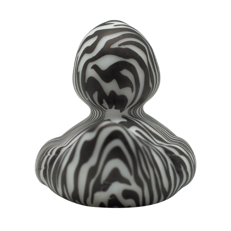 Zebra Ente Badeente Quietscheente Gummiente Lilalu