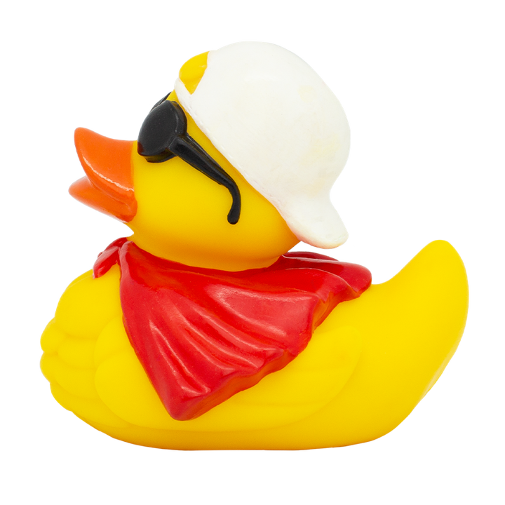 Super Ente Badeente Quietscheente Gummiente Lilalu