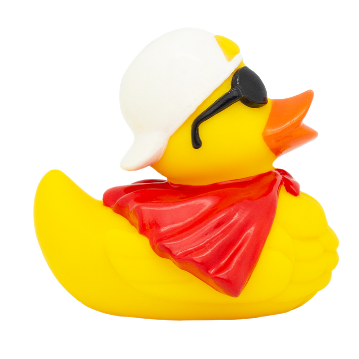 Super Ente Badeente Quietscheente Gummiente Lilalu