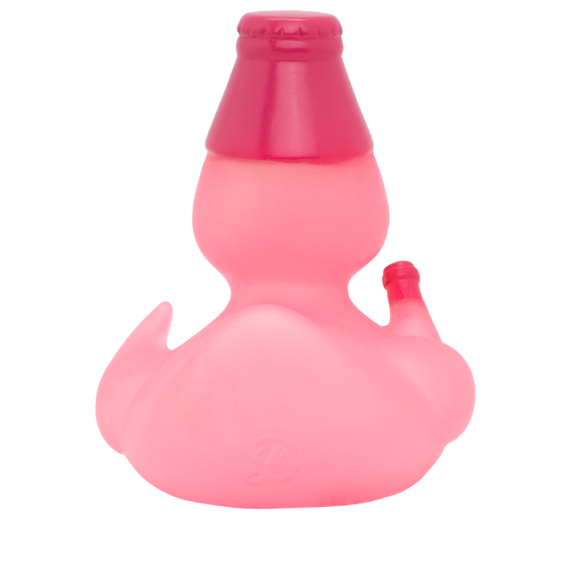 Wein Rose Ente Badeente Quietscheente Gummiente Lilalu