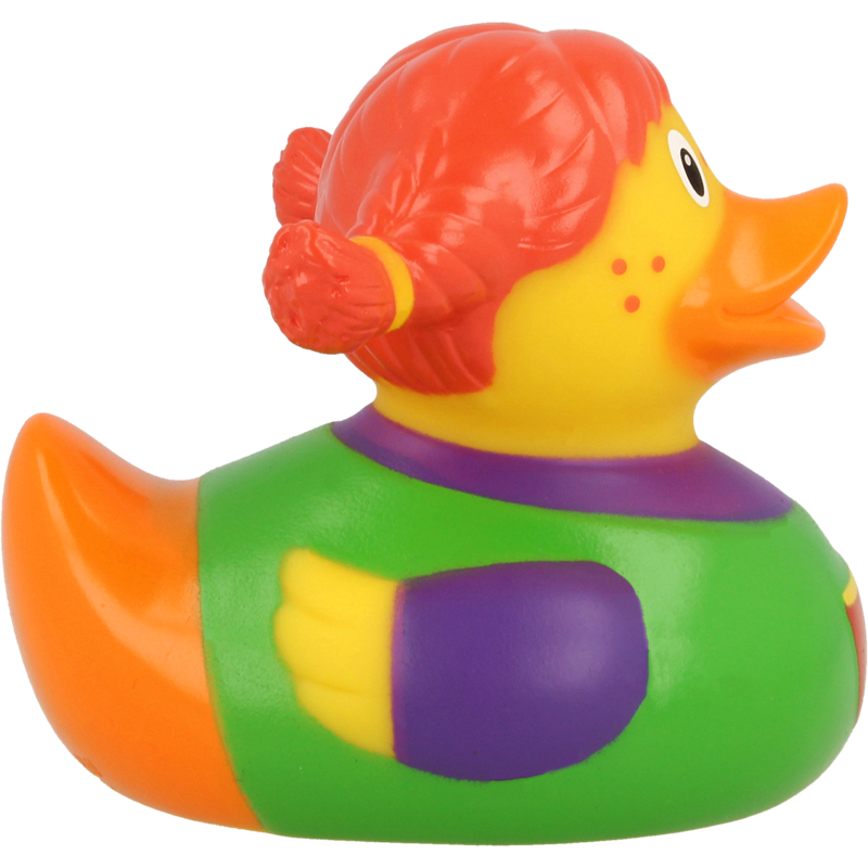 Pippi Lotta Ente Badeente Quietscheente Gummiente Lilalu