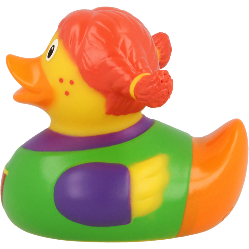 Pippi Lotta Ente Badeente Quietscheente Gummiente Lilalu