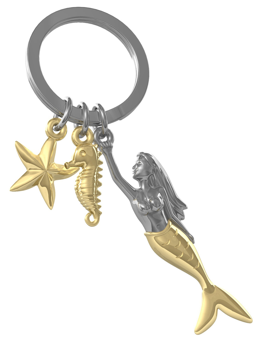 Schlüsselanhänger Meerjungfrau Mermaid Metalmorphose