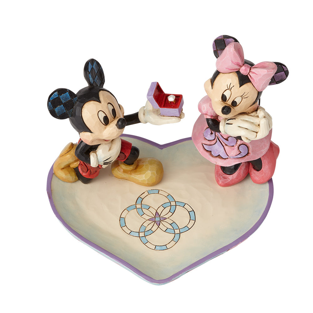 Disney Mickey macht Minnie Maus einen Heiratsantrag Figur Jim Shore 4055436 Enesco