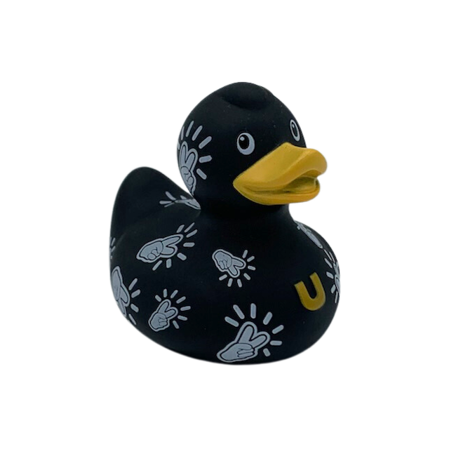 Luxury Pop Peace BUD Duck Badeente Quietscheente