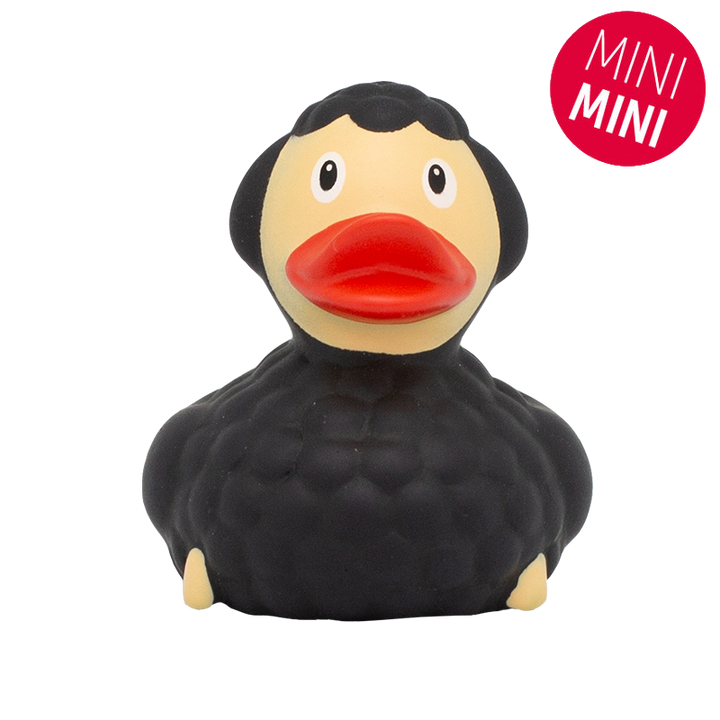 DUCKSHOP Badeente Jasmin Schwarz – Quietscheentchen 8 Cm, Aus Vinyl, Für Kinder Ab 18 Monaten, Ideal Als Geschenk & Sammlerstück Vinyl Badeente