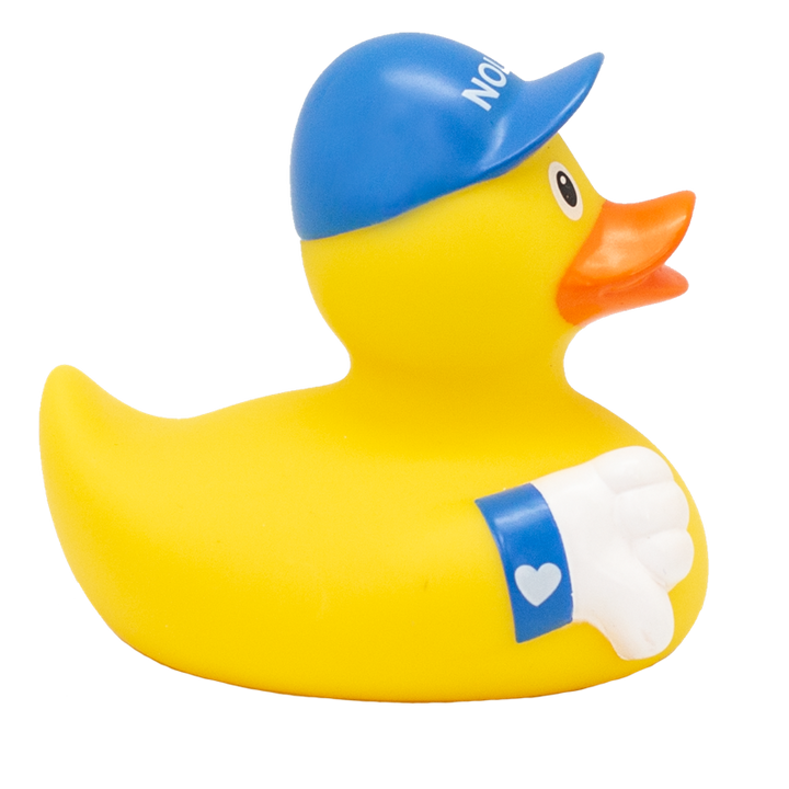 No Like gefällt mir nicht Ente Badeente Quietscheente Lilalu