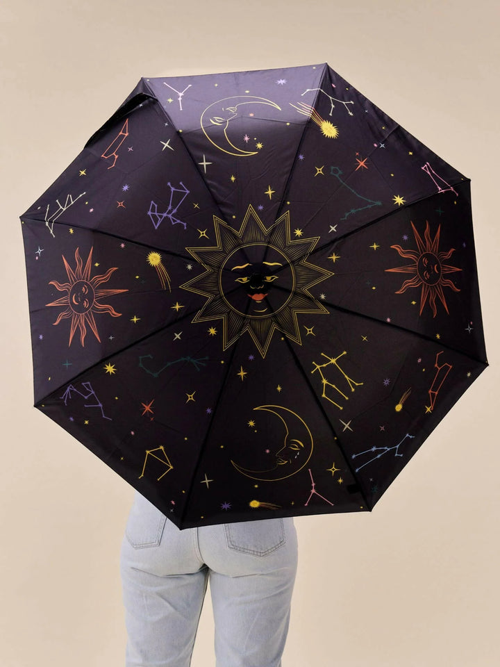 Regenschirm Zodiac Sternzeichen Birkenholzgriff Original Duckhead