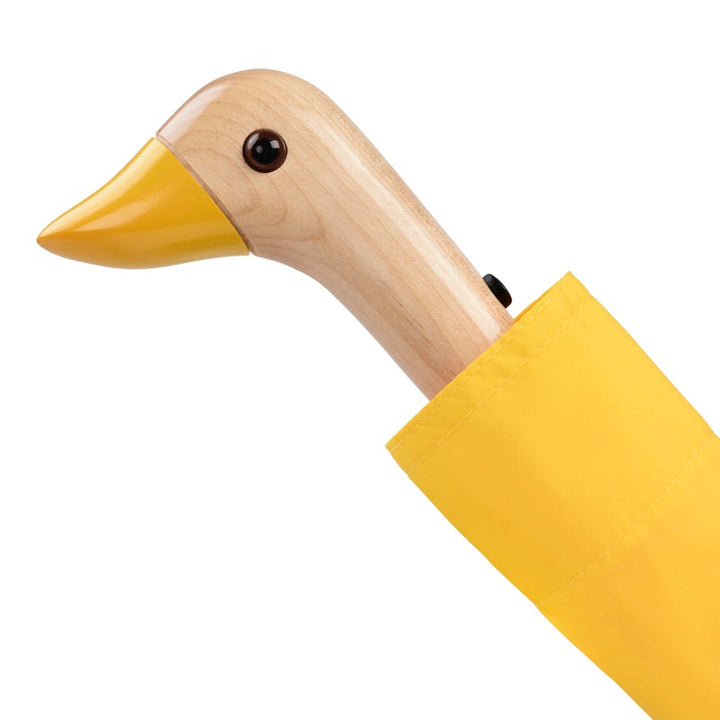 Regenschirm Gelb Birkenholz Nachhaltig Original Duckhead