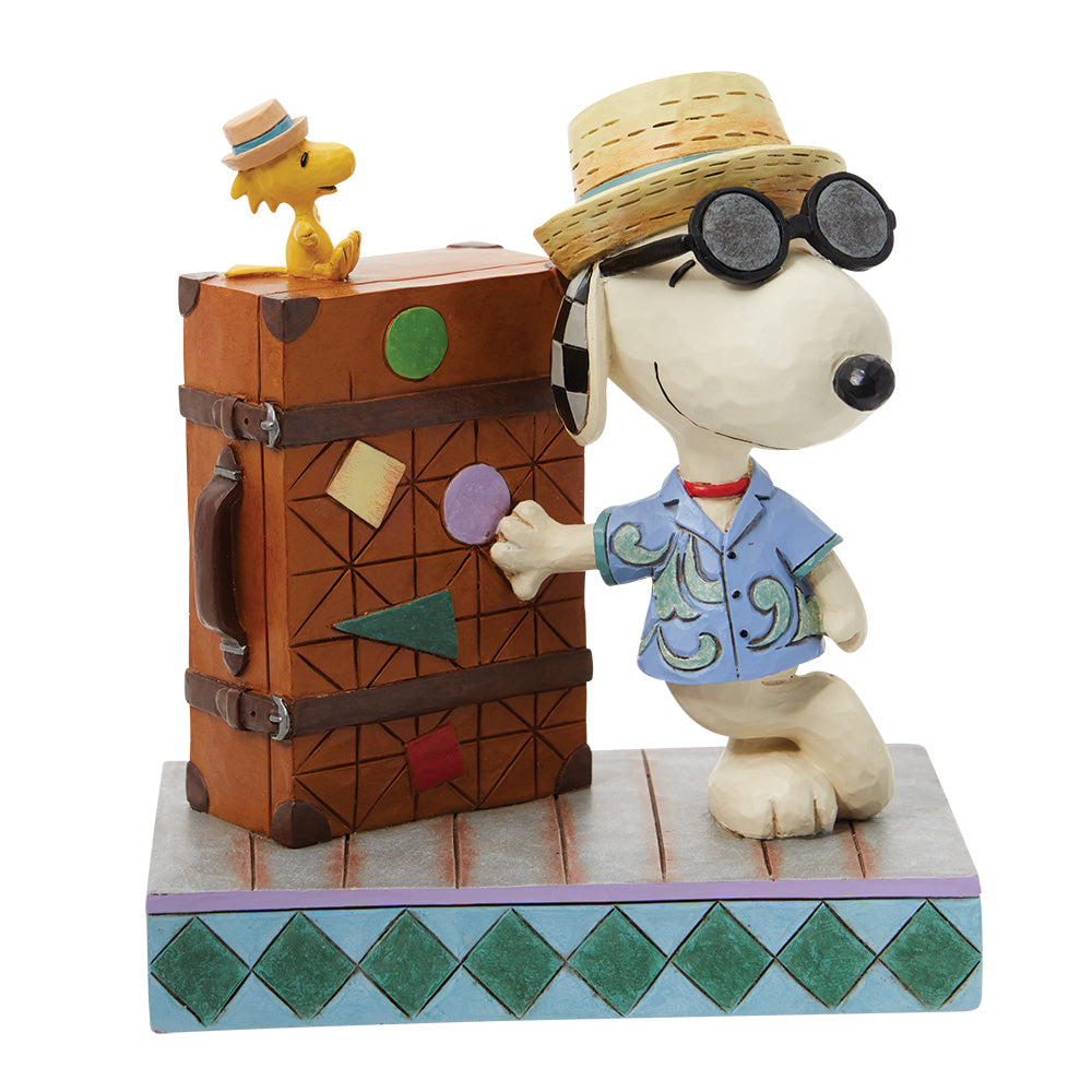 Snoopy Peanuts Snoopy & Woodstock Vacation Figur Jim Shore 6014337 Enesco