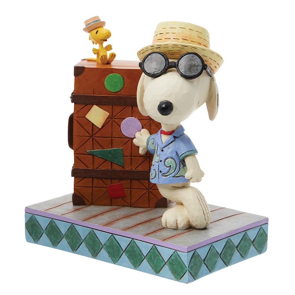 Snoopy Peanuts Snoopy & Woodstock Vacation Figur Jim Shore 6014337 Enesco