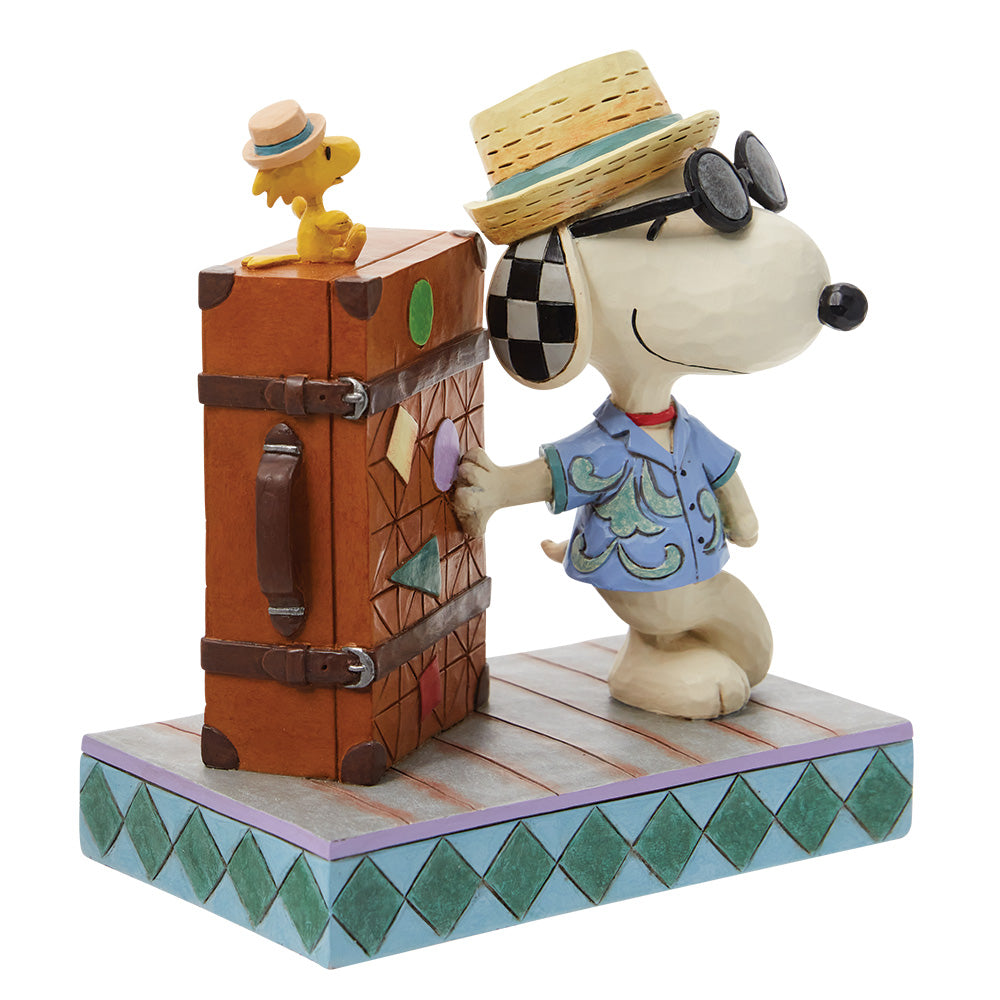 Snoopy Peanuts Snoopy & Woodstock Vacation Figur Jim Shore 6014337 Enesco