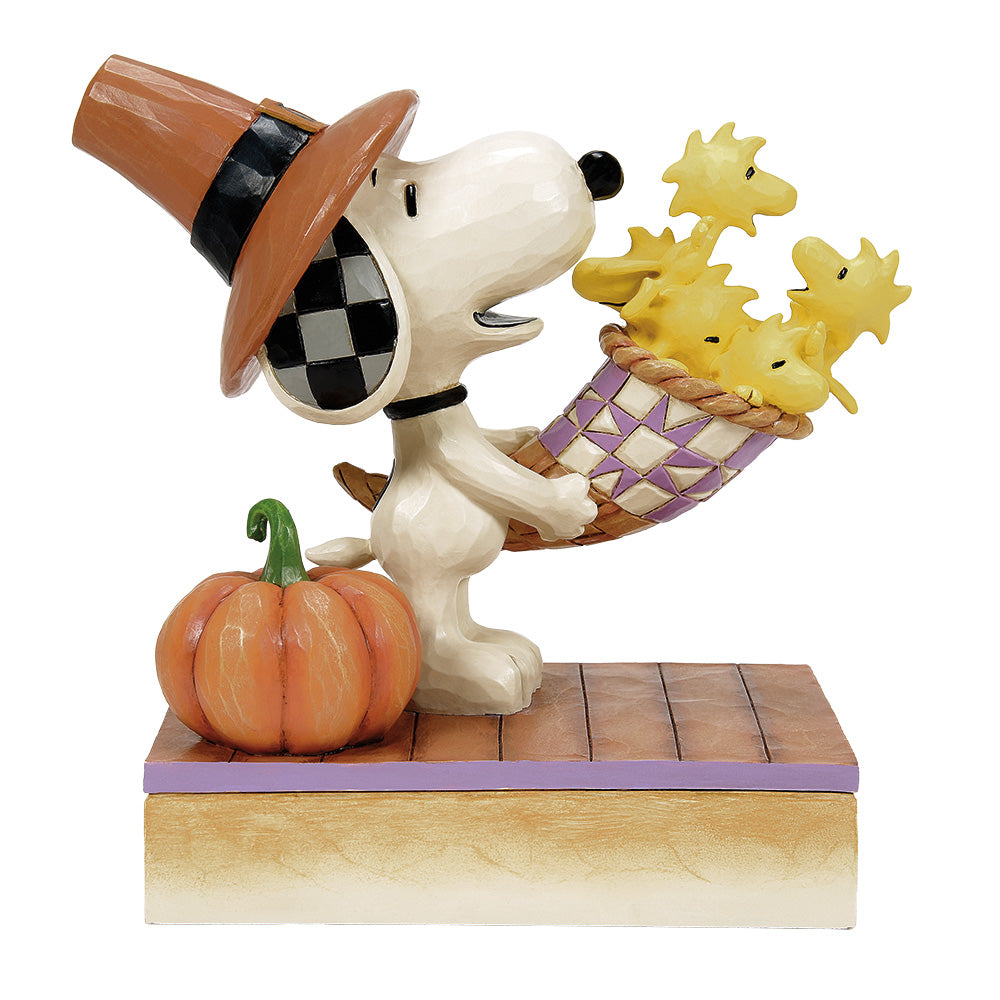 Snoopy Peanuts Snoopy and Woodstock Ernteglück Figur Jim Shore 6016579 Enesco