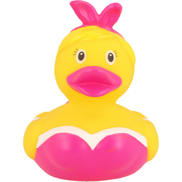 Play Bunny Pink Ente Badeente Quietscheente Gummiente Lilalu