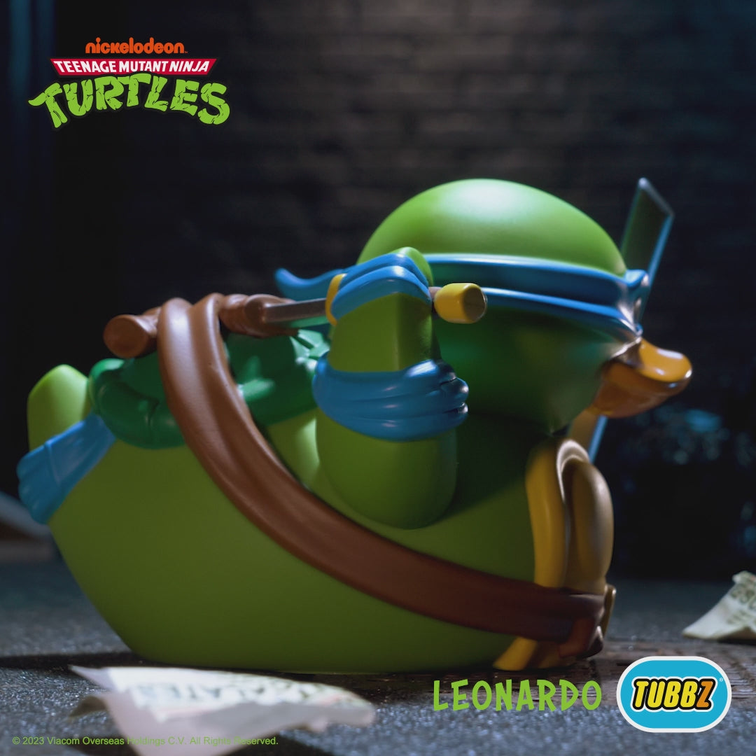 Teenage Mutant Ninja Turtles Leonardo Badeente Sammelfigur TUBBZ Video