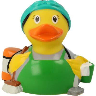Putzfee Ente Badeente Quietscheente Gummiente Lilalu