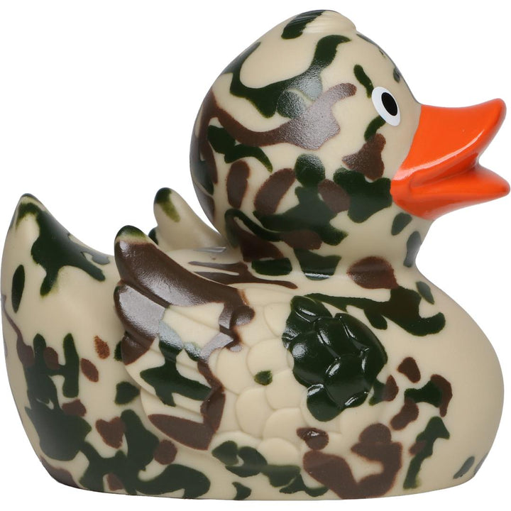 Tarnfleck Camouflage Soldat Militär Ente Badeente Quietscheente Schnabels