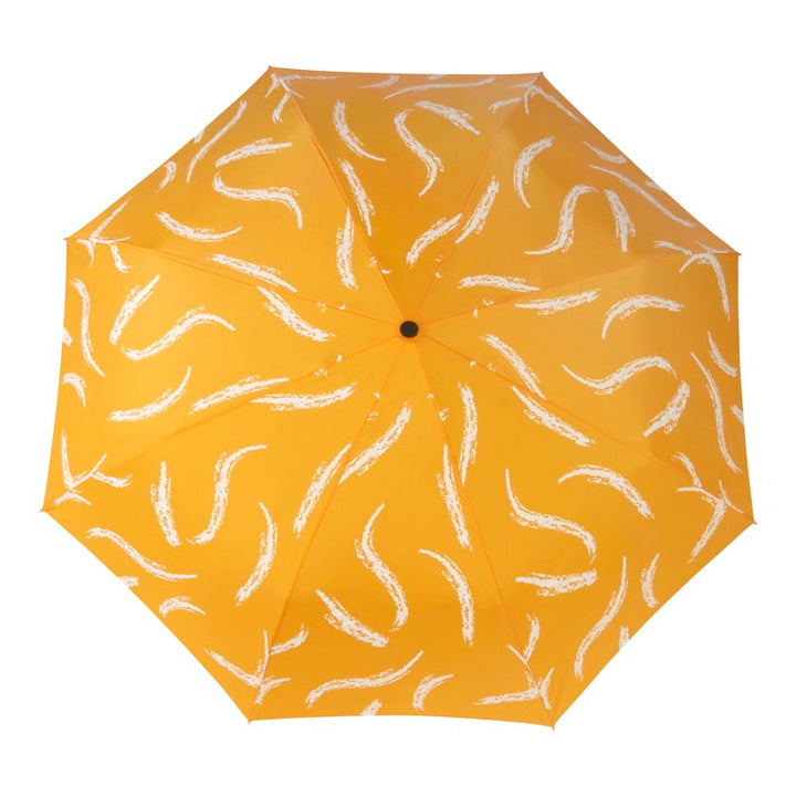 Regenschirm Saffron Brush Gelb Birkenholz Nachhaltig Original Duckhead