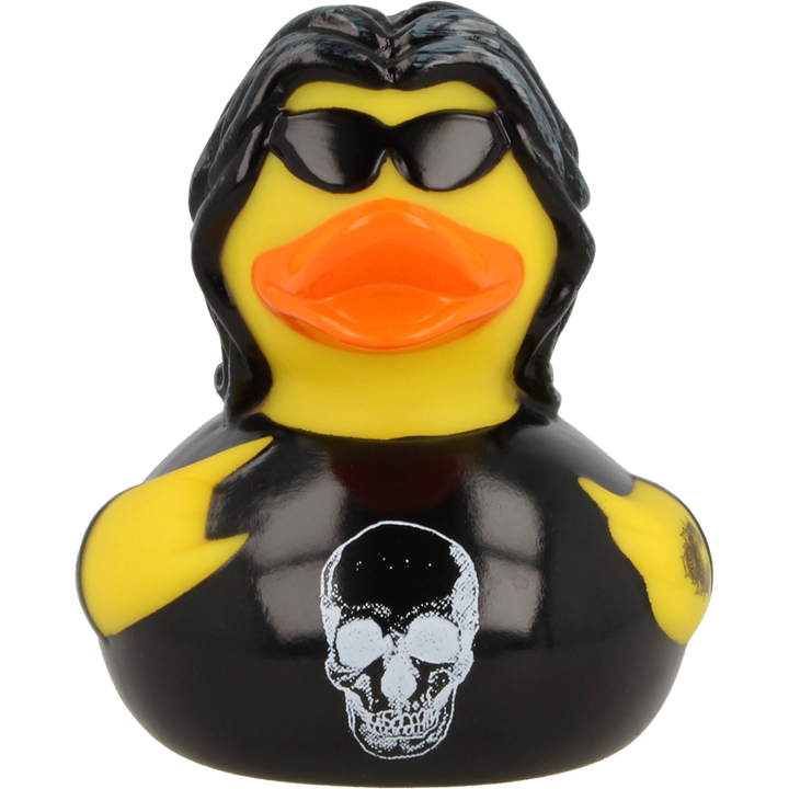 Heavy Metal Ente Badeente Quietscheente Gummiente Lilalu