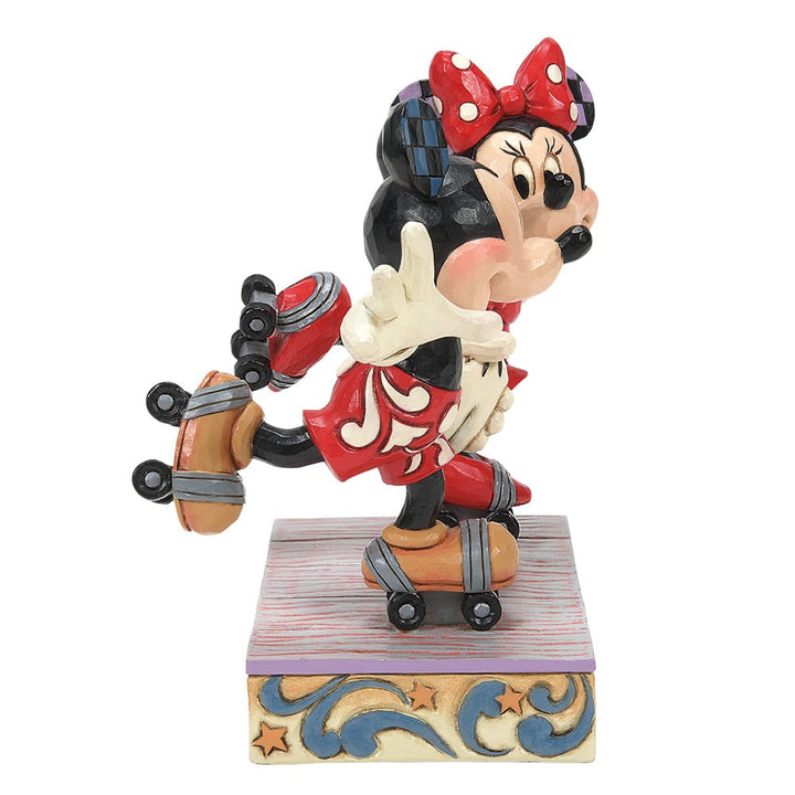 Disney Mickey & Minnie Mouse Rollerskating Figur Jim Shore 6014315 Enesco