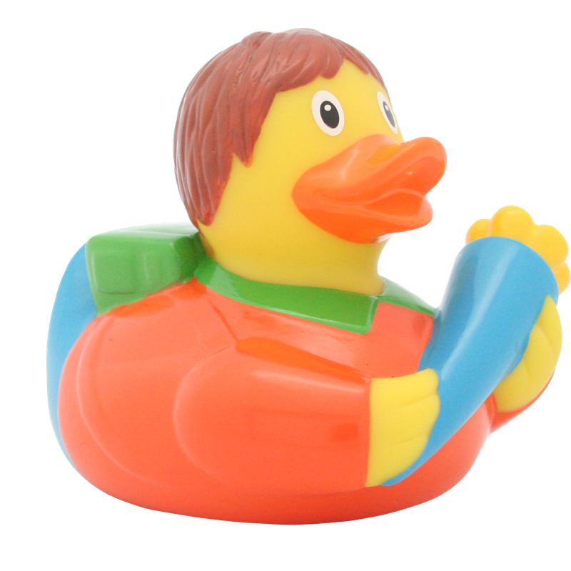 Einschulung Erstklässler Ente Badeente Quietscheente Gummiente Lilalu