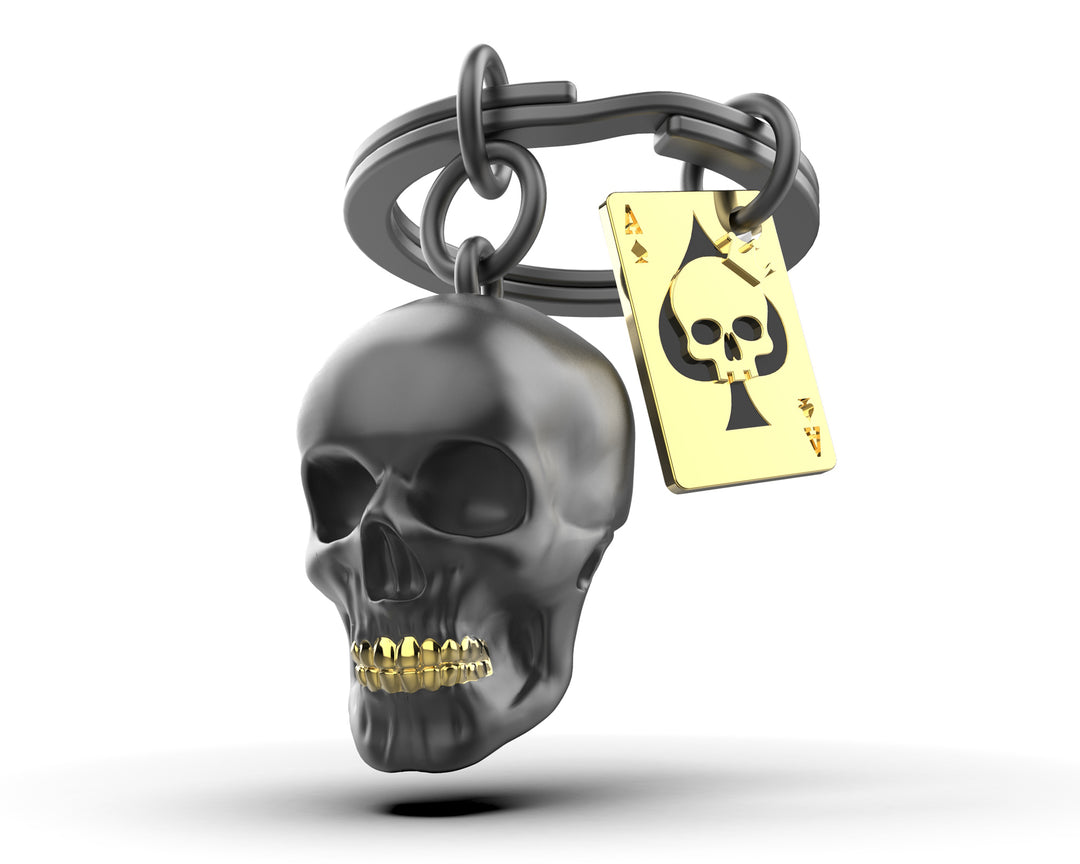 Schlüsselanhänger Totenkopf Skull Metalmorphose