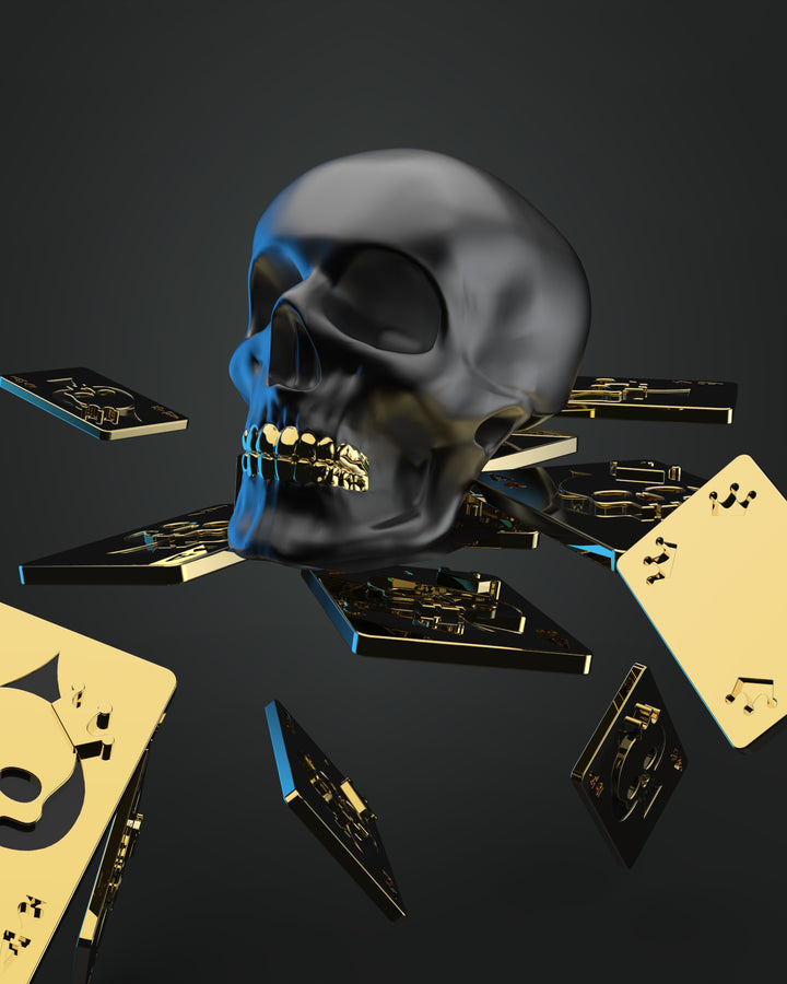 Schlüsselanhänger Totenkopf Skull Metalmorphose