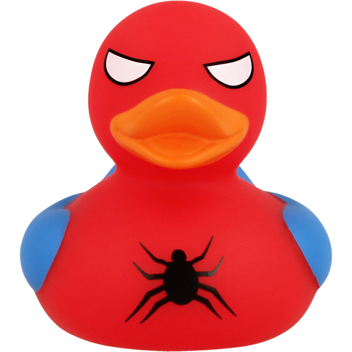 Spidy Ente Badeente Quietscheente Gummiente Lilalu