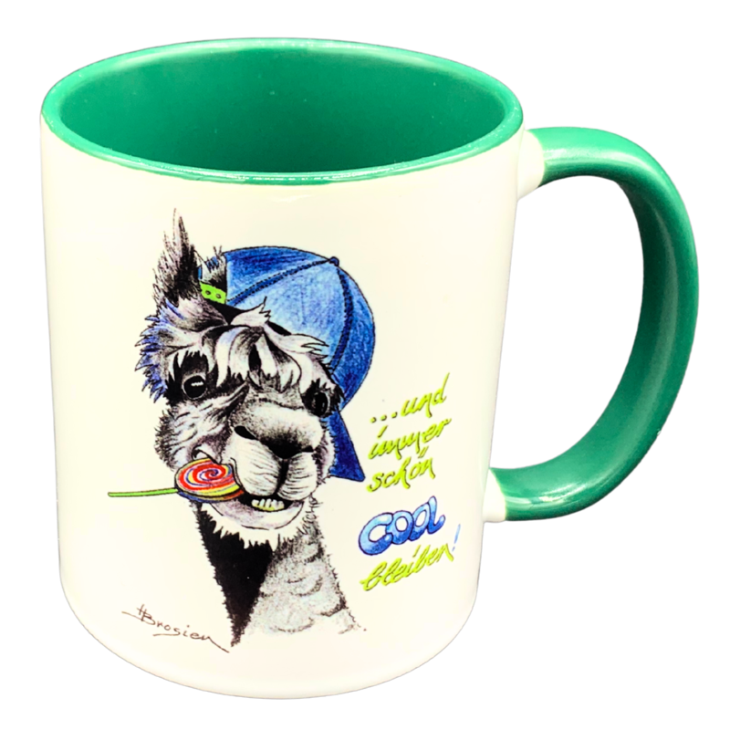 Tasse Kaffeetasse Becher Alpaka