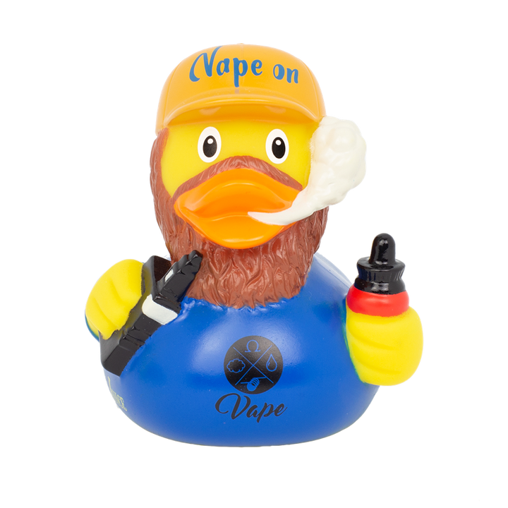 Dampf Vape Ente Badeente Quietscheente Gummiente Lilalu