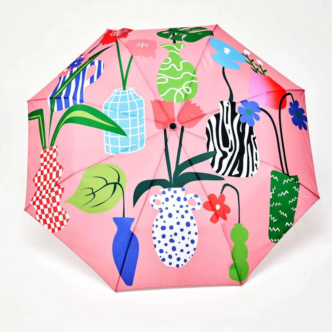 Regenschirm Vasen Druck Birkenholzgriff Nachhaltig Original Duckhead