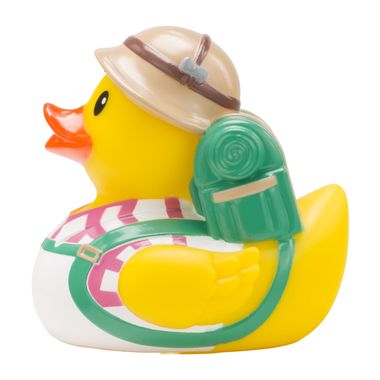 Wandern Hiking Trekking Ente Badeente Quietscheente Gummiente