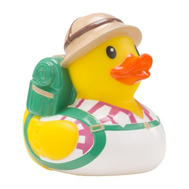 Wandern Hiking Trekking Ente Badeente Quietscheente Gummiente