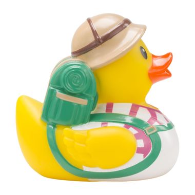 Wandern Hiking Trekking Ente Badeente Quietscheente Gummiente