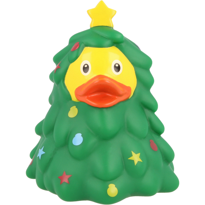 Weihnachtsbaum Ente Badeente Quietscheente Gummiente Lilalu