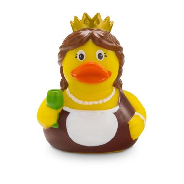 Wein Weinkönigin Ente Badeente Quietscheente Gummiente