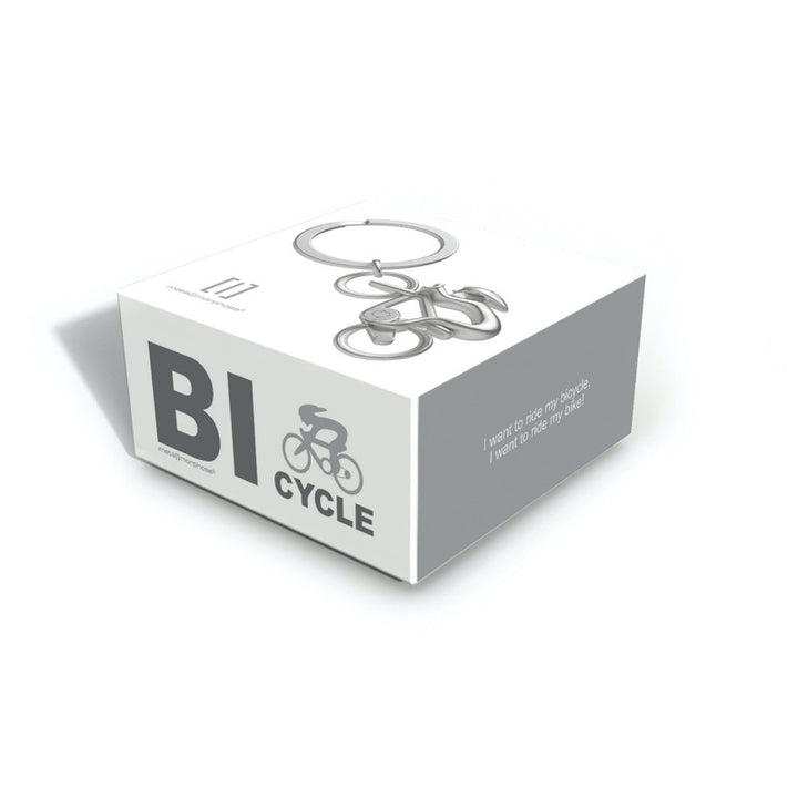 Schlüsselanhänger Fahrrad Fahren Metalmorphose Box