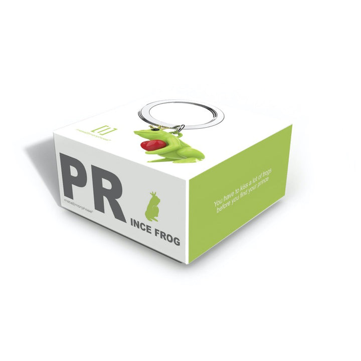 Schlüsselanhänger Frosch Krone Herz Metalmorphose Box