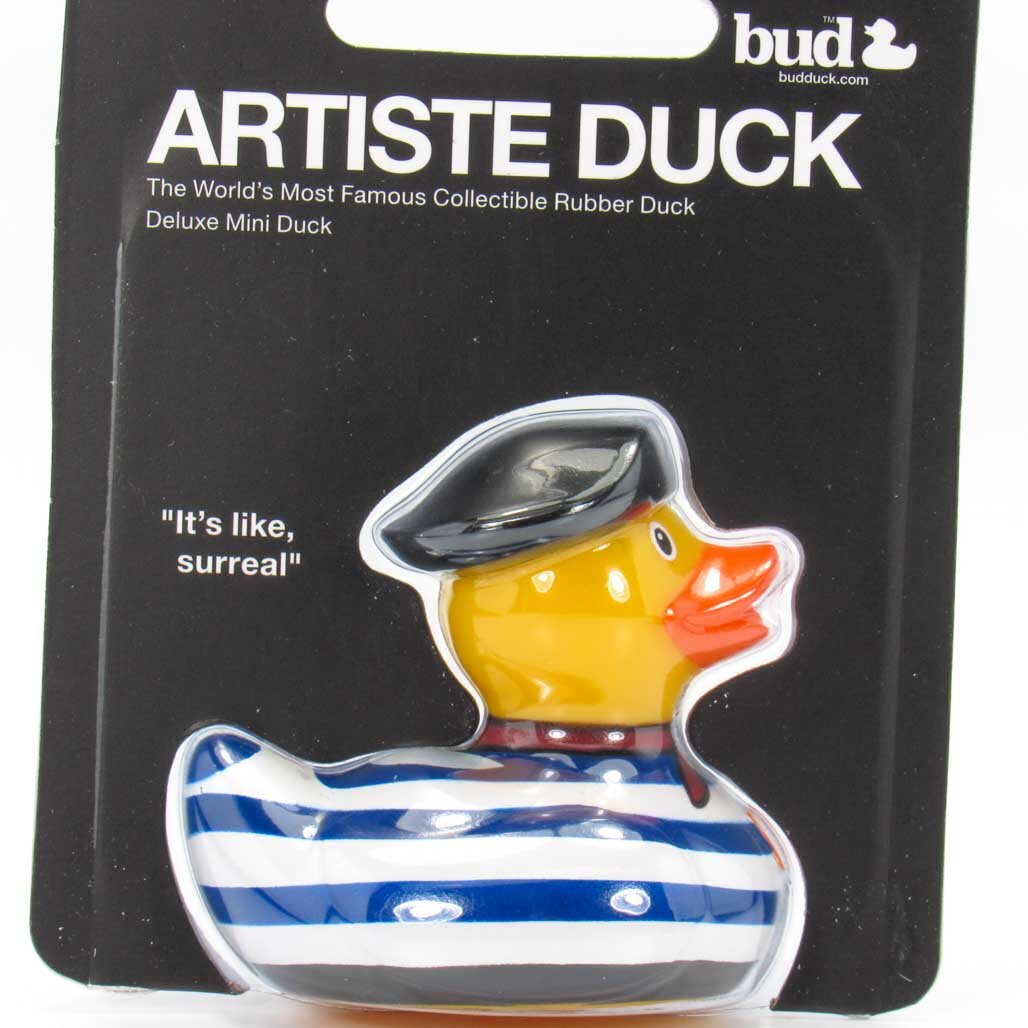 Deluxe Mini Artiste French Chic BUD Duck Badeente Quietscheente