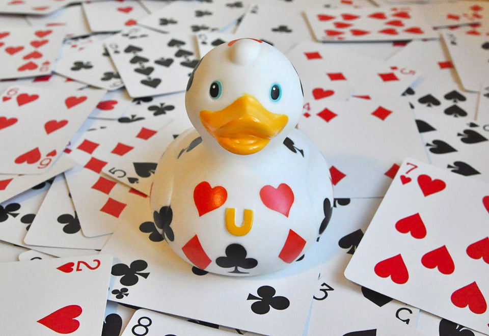 Poker-Gambling-Rubber-Duck-Bud-Spielkarten
