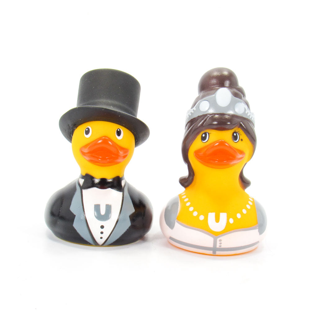 Deluxe Mini Set Bride & Groom BUD Duck Badeenten Quietscheenten