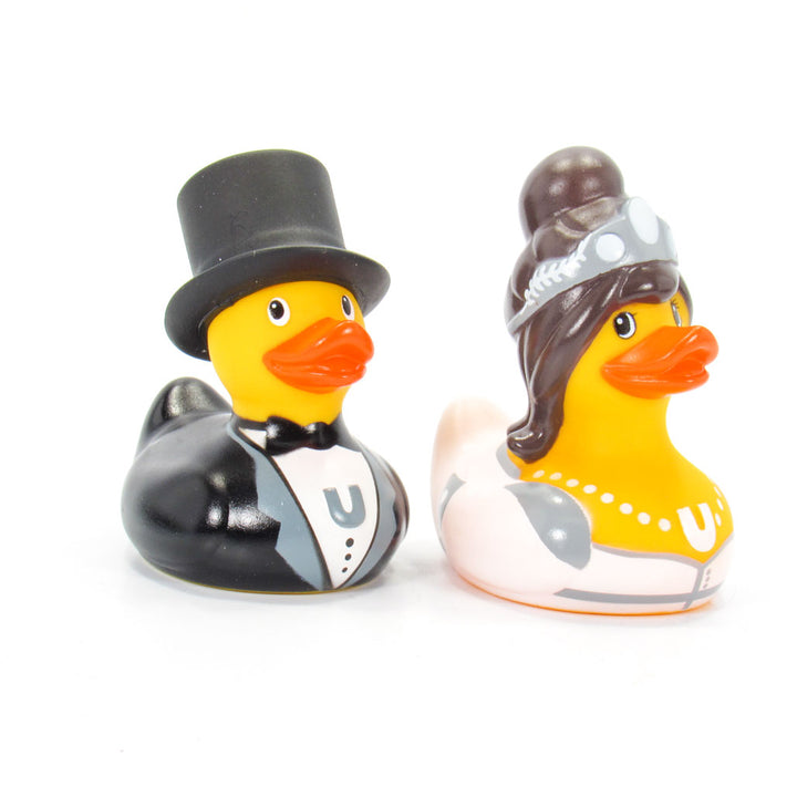 Deluxe Mini Set Bride & Groom BUD Duck Badeenten Quietscheenten