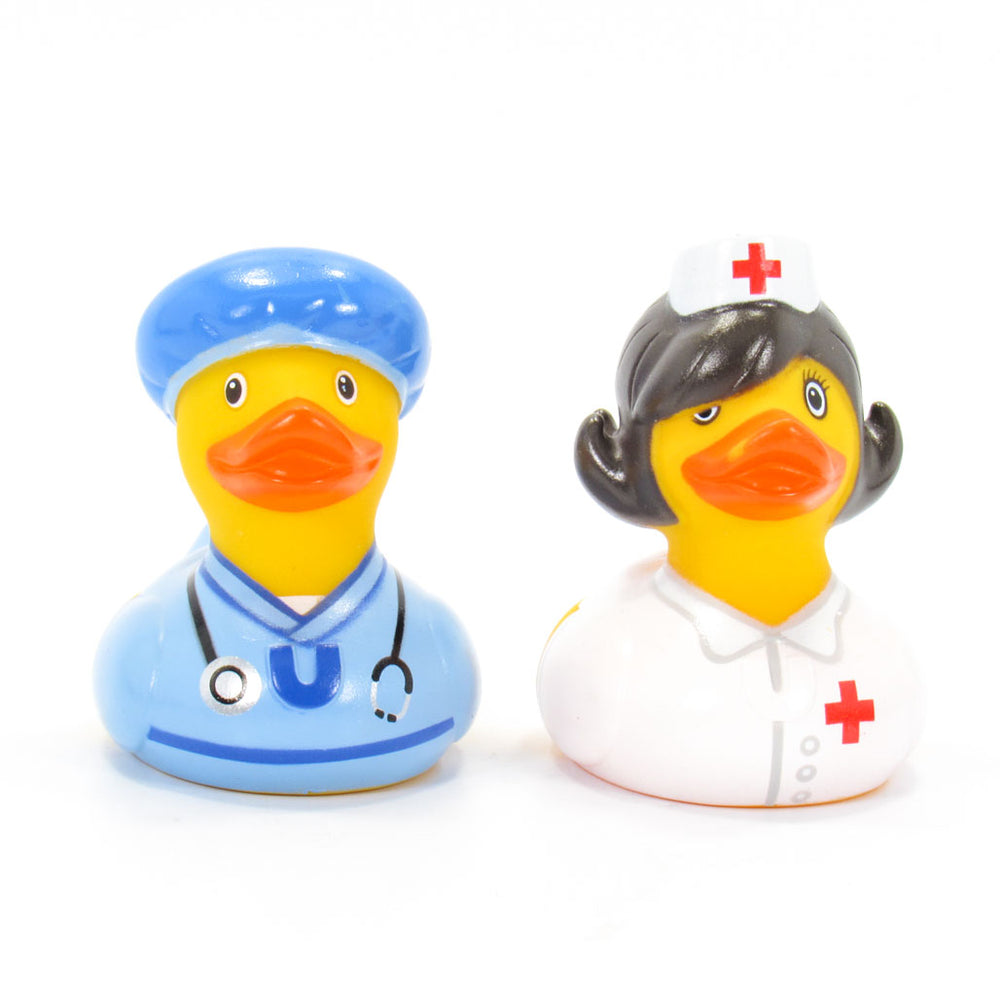 Deluxe Mini Set Doc & Nurse BUD Duck Badeenten Quietscheenten
