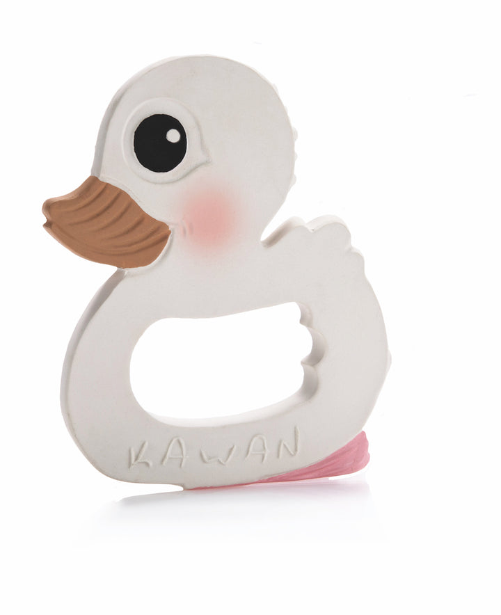 Beißring Ente Kawan Naturkautschuk für Babys ab der Geburt HEVEA