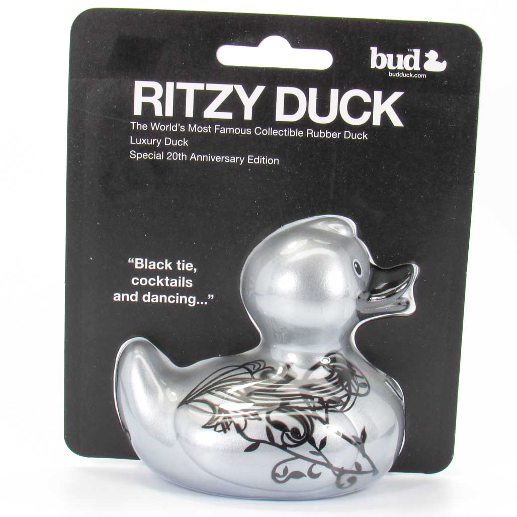 Ritzy-Silver-Rubber-Duck-Bud