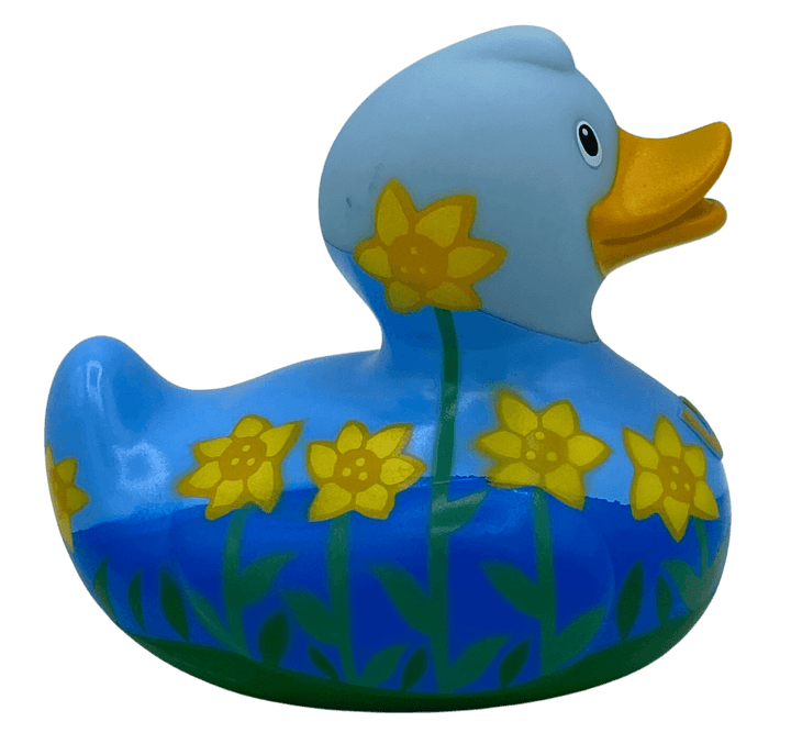Luxury Daffodil Blumen BUD Duck Badeente Quietscheente