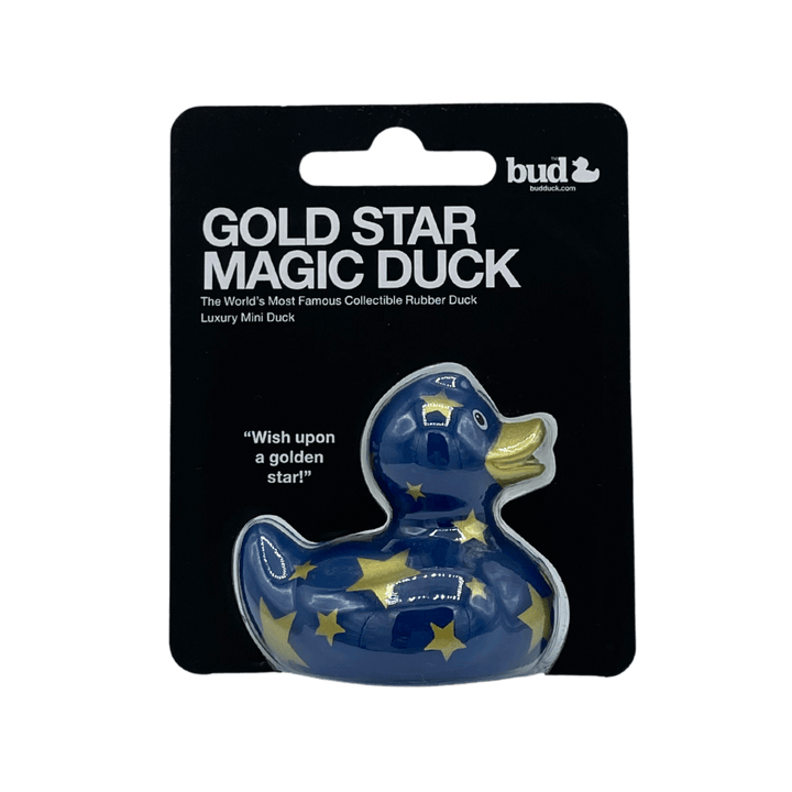 Luxury Mini Gold Star BUD Duck Badeente Quietscheente